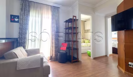 Flat Quality Bela Cintra disponível para venda com 45m², 02 dorms e 01 vaga de garagem