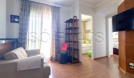 Flat Quality Bela Cintra disponível para venda com 45m², 02 dorms e 01 vaga de garagem