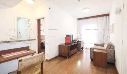 Flat Mercure São Caetano do Sul disponível para locação com 38m², 01 dorm e 01 vaga de garagem.