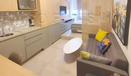 Flat disponivel para venda no Poeta Drummond, com 28m², 1 dormitório e 1 vaga