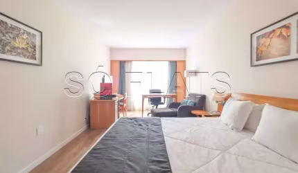 Flat Sol Alphaville disponível para venda com 42m² e 01 vaga de garagem
