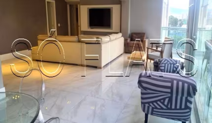Residencial Reserva Manacá, apto disponível para locação contendo 242m², 4 dorms e 3 vagas.
