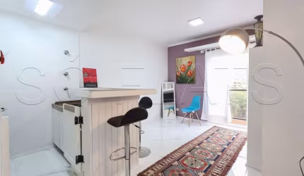 Flat Paulistânia disponível para venda com 45m², 01 dorm e 01 vaga