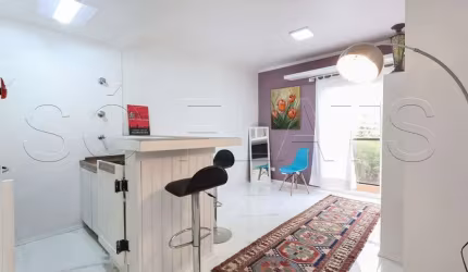 Flat Paulistânia disponível para venda com 45m², 01 dorm e 01 vaga