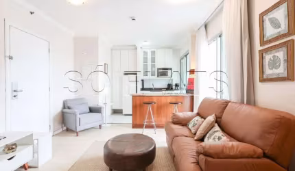 Flat Quality Bela Cintra disponível para venda com 45m², 01 dorm e 01 vaga de garagem