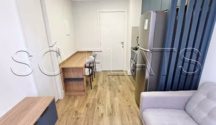 Apartamento totalmente mobiliado com 27m² no Butantã, sem vaga.