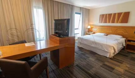 Novotel Jardins, flat disponível para locação contendo 30m², 1dormitório e 1 vaga de garagem.