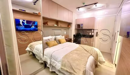 Studio VN Chez Frei Caneca, flat disponível para locação com 18m² e 01 dormitório.