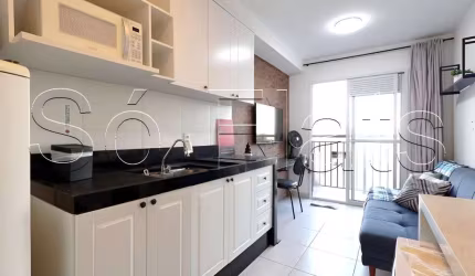 Residencial Galeria 635, flat disponível para locação contendo 35m² e 1 dormitório e 1 vaga.