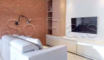 Flat para locação no Home Design, com 69m², 2 dormitório, 1 vaga de garagem e mobília completa.