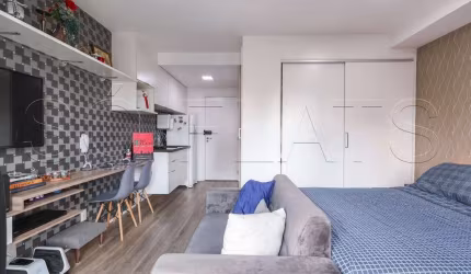 Studio Is Moema sem vaga de estacionamento para venda com 27m², 01 dormitório.