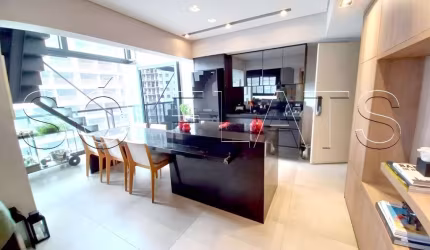 Residencial Vox Vila Olímpia, duplex para locação 69m², 1 dormitório e 1 vaga de garagem.