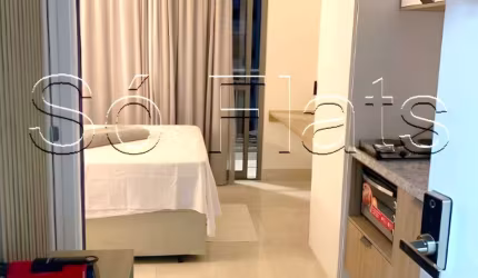 Residencial Think Home Republica, flat disponível para locação contendo 26m² e 1 dormitório.
