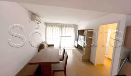 Residencial L'Espace Ajaccio, apto disponível para locação contendo 52m², 1 dormitório e 1 vaga.