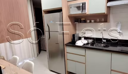 Studio Go Campo Belo, apartamento disponível para locação com 25m² e 1 dormitório
