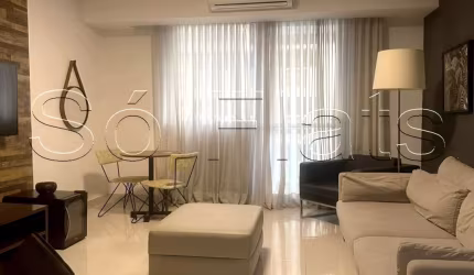 Flat para locação no centro comercial de Alphaville próximo ao Shopping Alpha e Alameda Rio Negro.