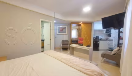 Flat Tsue Bienal disponível para venda com 26m², 01 dormitório e 01 vaga de garagem
