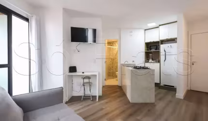 Flat prox ao Shopping Pamplona disponível para locação, facil acesso a Av 9 de Julho e Paulista