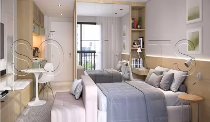 Studio Franz Bauer Campo Belo, apartamento disponível para venda com 25m² e 1 dormitório