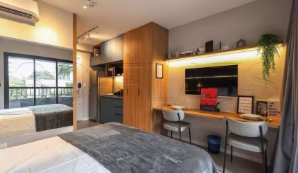 Studio B.side Faria Lima, disponível para venda com 24m² e 01 dormitório