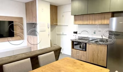 Residencial La Vida Alto da Boa Vista, flat disponível para locação contendo 37m² e 1 dormitório.