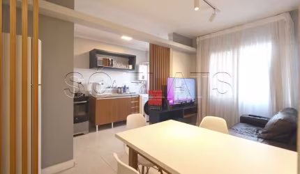 Apto no Mont Hermon próximo ao metrô Consolação, disponível para locação 36m², 1 dorm e 1 vaga.