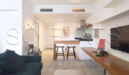 Flat Le Premier, disponível para venda com 49m², 1 dormitório e 1 vagada de garagem