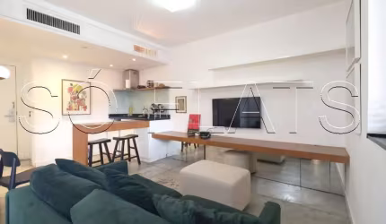 Flat Le Premier, disponível para venda com 49m², 1 dormitório e 1 vagada de garagem