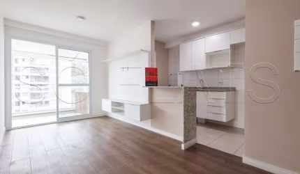 Residencial Duo Design Pinheiros, apto disponível para locação contendo 61m², 2 dormitório e 1 vaga.