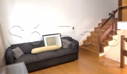 Flat Morumbi disponível para venda com 50m², 01 dormitório e 01 vaga de garagem