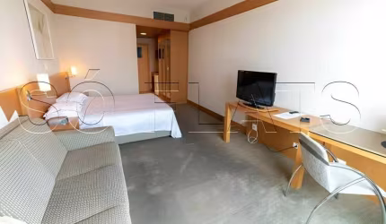 Flat Wyndham Nortel, disponivel para venda com 47m², 1 dormitório e 1 vaga
