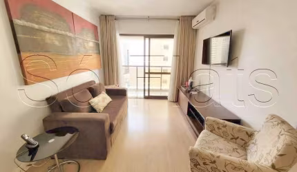 Flat para locação Manhattan ao lado da Avenida Paulista e com fácil acesso ao Hosp das Clinicas.
