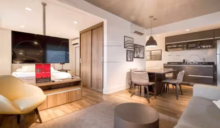 Residencial Geo Berrini, apto disponível para venda com 61m², 01 dormitório e 01 vaga de garagem