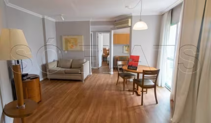 Quality Bela Cintra, apto disponível para locação contentado 48m², 1 dormitório e 1 vaga.