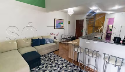 Flat Place Vendome disponível para venda com 59m², 01 dorm e 01 vaga de garagem