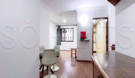 Apto na Vila Nova Conceição 57m² prox. do Hospital São Luiz disponível locação.