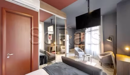 Studio Jacques Pilon, apartamento no modelo Studio disponível para venda com 41m² e 01 dormitório