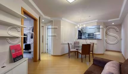Flat Estanconfor Moema, apto disponível para venda com 57m², 02 dorms e 01 vaga