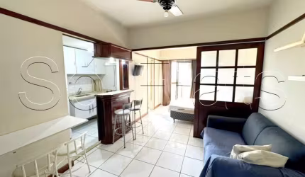 Flat Champ´s Elysées disponível para venda com 31m², 01 dormitório e 01 vaga de garagem