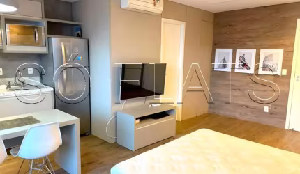 Residencial Indi Vila Olímpia, apto disponível para locação contendo 35m², 1 dormitório e 1 vaga.