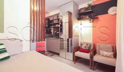 Lindo Residencial Think Home República disponível para venda com 21m² e 1 dormitório