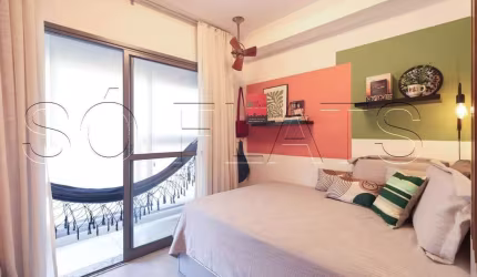 Lindo Residencial Think Home República disponível para venda com 21m² e 1 dormitório