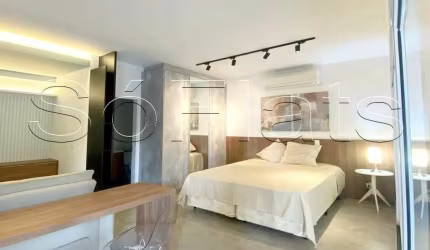 Apto no Trix Tamboré para locação e inquilinato com 50m² e 1 vaga, disponível para locação.