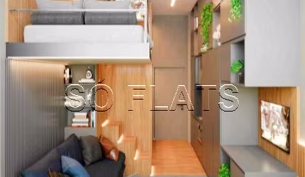 Studio Alto By You, Inc Paraiso, apartamento no modelo Studio com 26m² e 1 dormitório