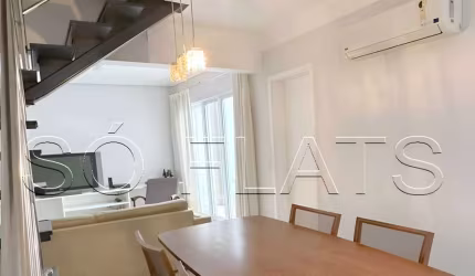 Option Paraiso duplex para venda com 70m², 01 dorm e 02 vagas de garagem