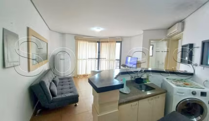 Flat Montecattini disponível para venda, mobiliado com 45m², 01 dorm e 01 vaga