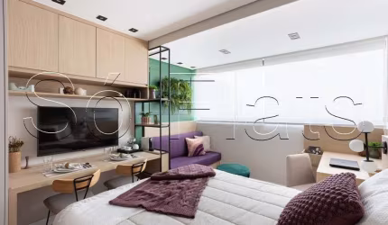 You, Central Park, studio disponível para locação no bairro da Consolação com 24m² e 01 dormitório.
