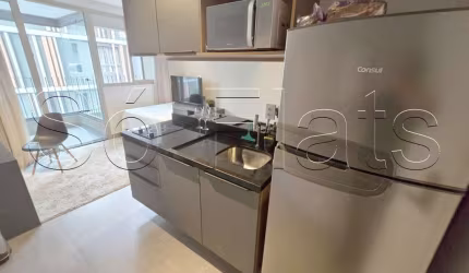 Apto no VN Melo Alves disponível locação 30m², 1 dormitório no bairro do Jardim Paulista.