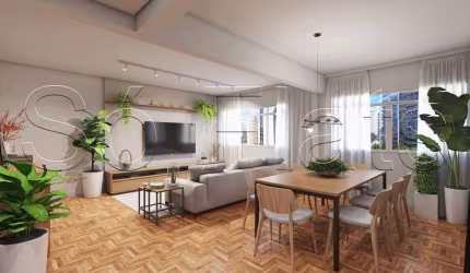 Residencial Coronel Artigas, apartamento com 109m², 2 dormitório e 1 vaga de garagem