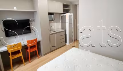 Studio Atmosfera 360°, apto disponível para locação contendo 21m² e 1 dormitório.